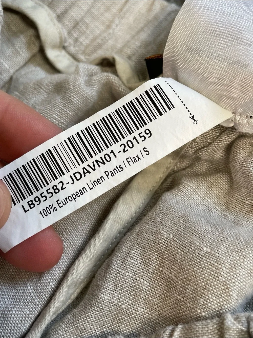 Quince 100% European Linen Pants Small Womens Flax Relaxed Tapered Crop Pull On